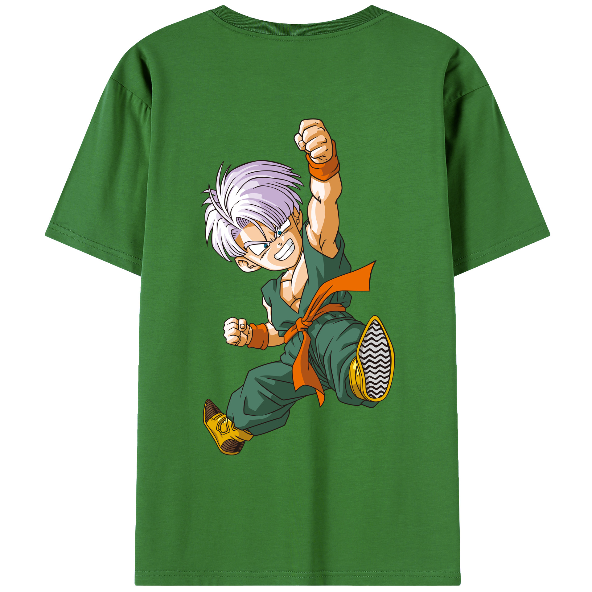 （画像用） ドラゴンボール トランクス（Torankusu）DRAGON BALL Trunks レディース半袖Tシャツ(バックプリント)